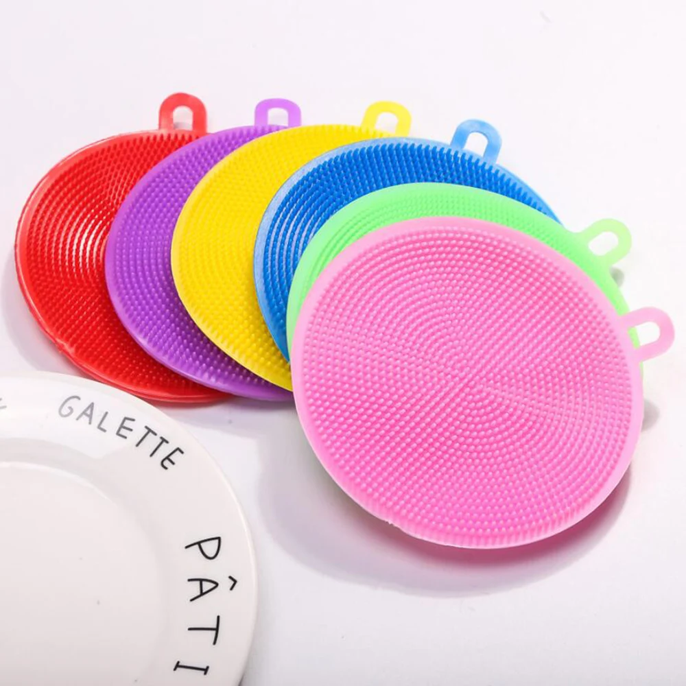 1 шт. силиконовая щётка для мытья посуды 1045A | Дом и сад