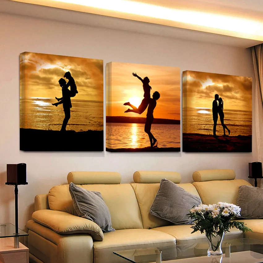 

Print World Map Image Bedroom Living Room Abstract Modern Triptych Home Decoration Wall