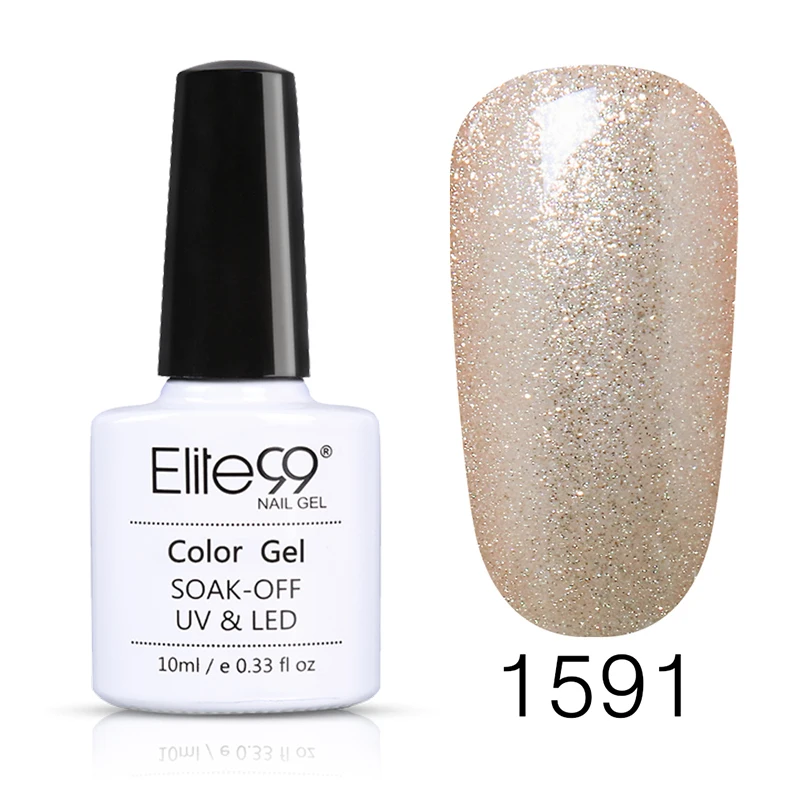 S-G1591 Elite99 10 мл УФ-гель для ногтей чистый Цвет Гель-лак для ногтей Vernis Полупостоянный праймер для ногтей гель-Лаки впитывающий Гель-лак - Цвет: S-G1591