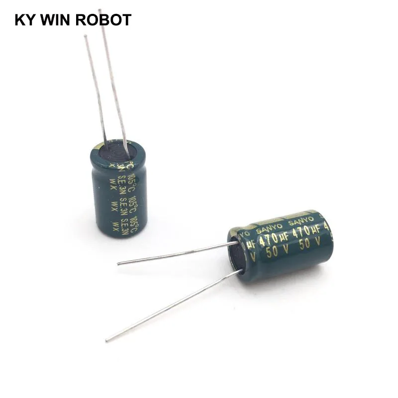 10 шт. электролитические конденсаторы 470 мкФ 50 в 10x16 мм 105C радиальные