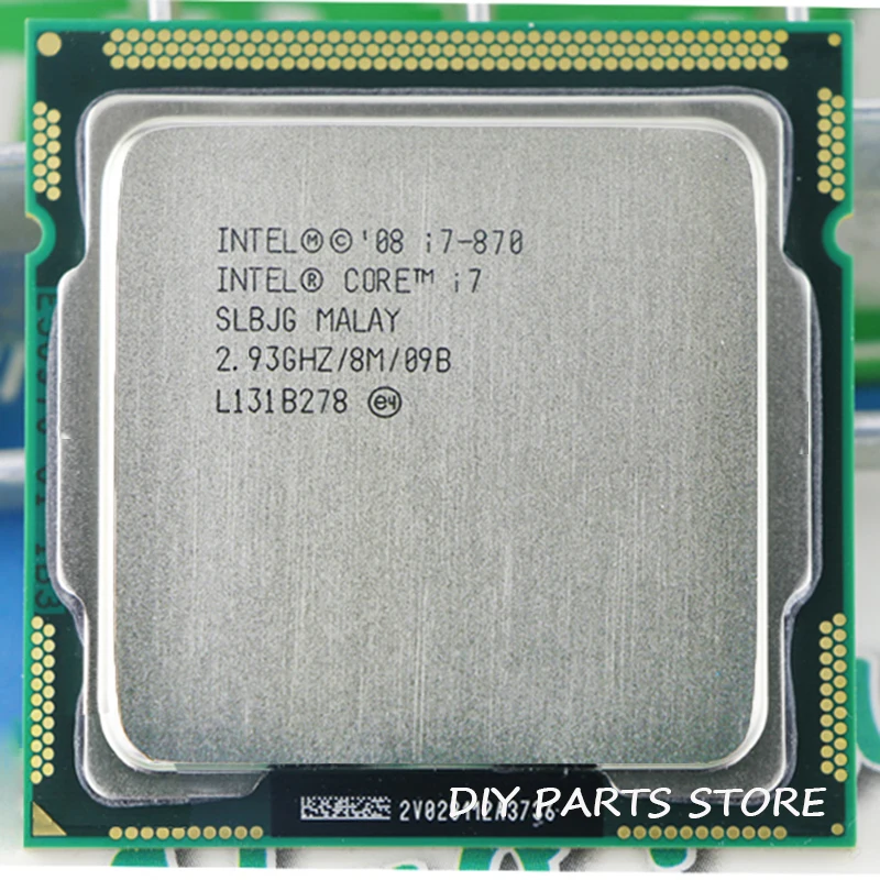 Процессор Intel Core I7 870 Φ 2 9 ГГц/8 Мб Socket LGA 1156 CPU поддерживаемая память: стандартная