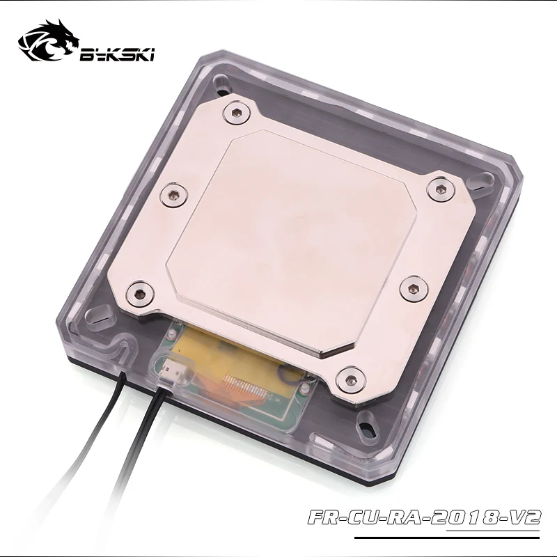 Bykski CPU водный блок 2011 115X платформа I7 температурный цифровой дисплей Мониторинг