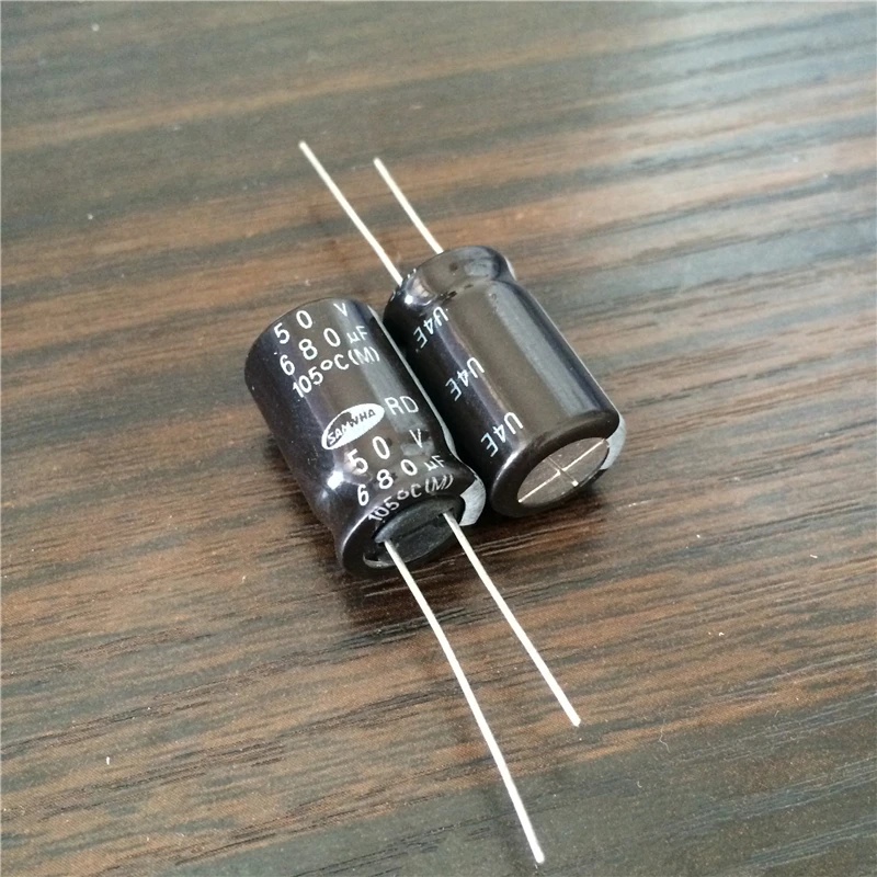 10 шт. 680 мкФ 50 В SAMWHA RD серии широкий Температура диапазон 12 5x20 мм 50V680uF Алюминий