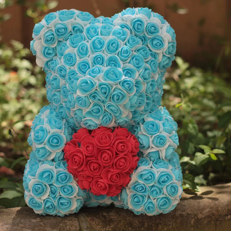 ПЕНА РОЗА bearMulticolor украшение для свадьбы подарок розовый медведь многоцветный