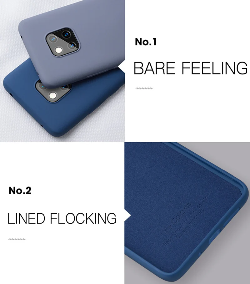 Original Liquid Soft Silicone Case For Huawei Honor 10 9 8 P30 P20 P10 Lite P smart Plus Mate 20 Pro Nova 4 4e 3 3i 3e 2s |
