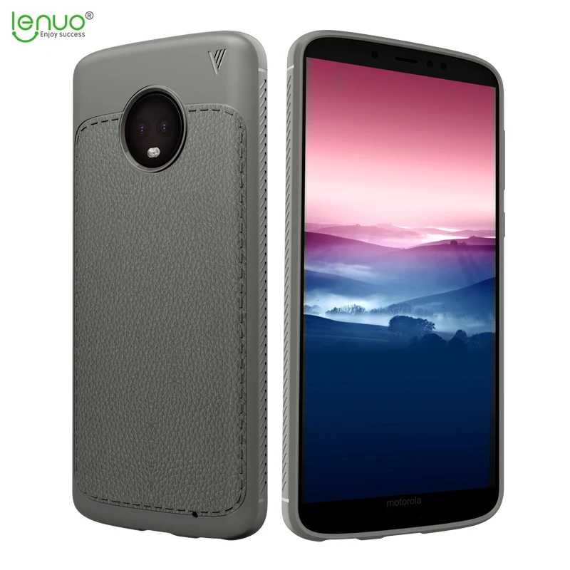 Lenuo СПС MOTO G6 случае Plus Le- Противоударный роскошные силиконовый чехол для Motorola плюс