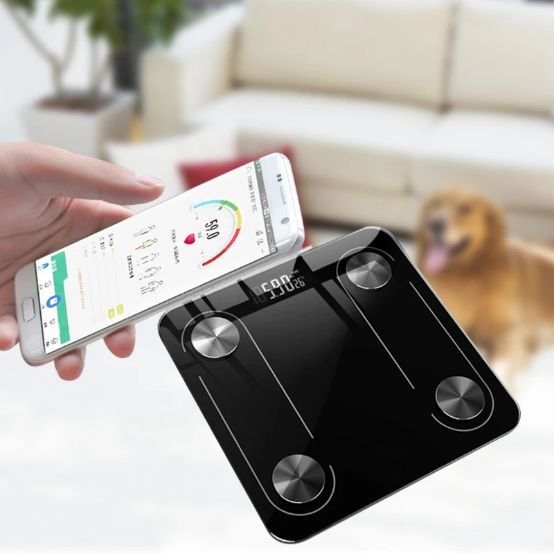 BEEMSK PRO Smart health APP весы для измерения жира тела здорового ванной комнаты Bluetooth