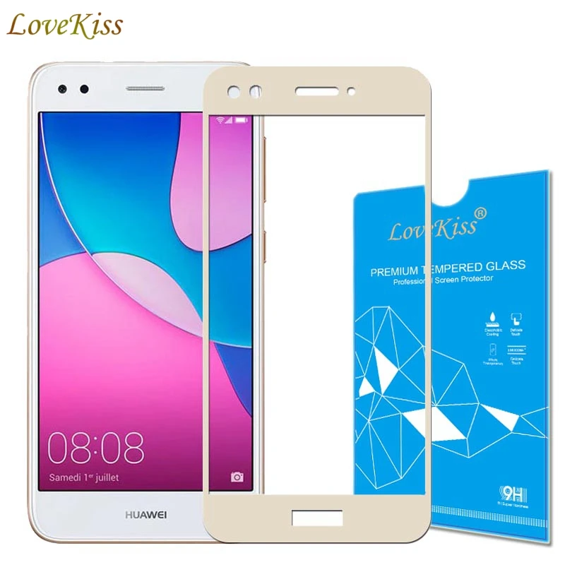 Полное покрытие закаленное стекло для Huawei Y6 Pro 2017 SLA-L02 L22-L22 L03 Защитная пленка P9 Lite