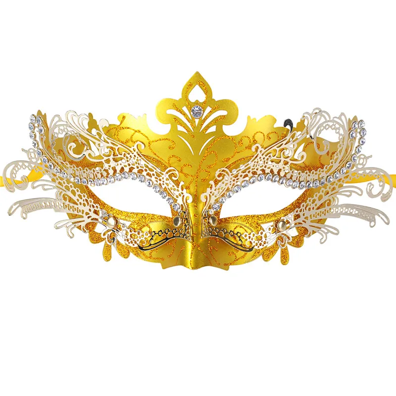 Полумаска FunPa 2018 металлическая для мужчин и женщин лазерная вырезка