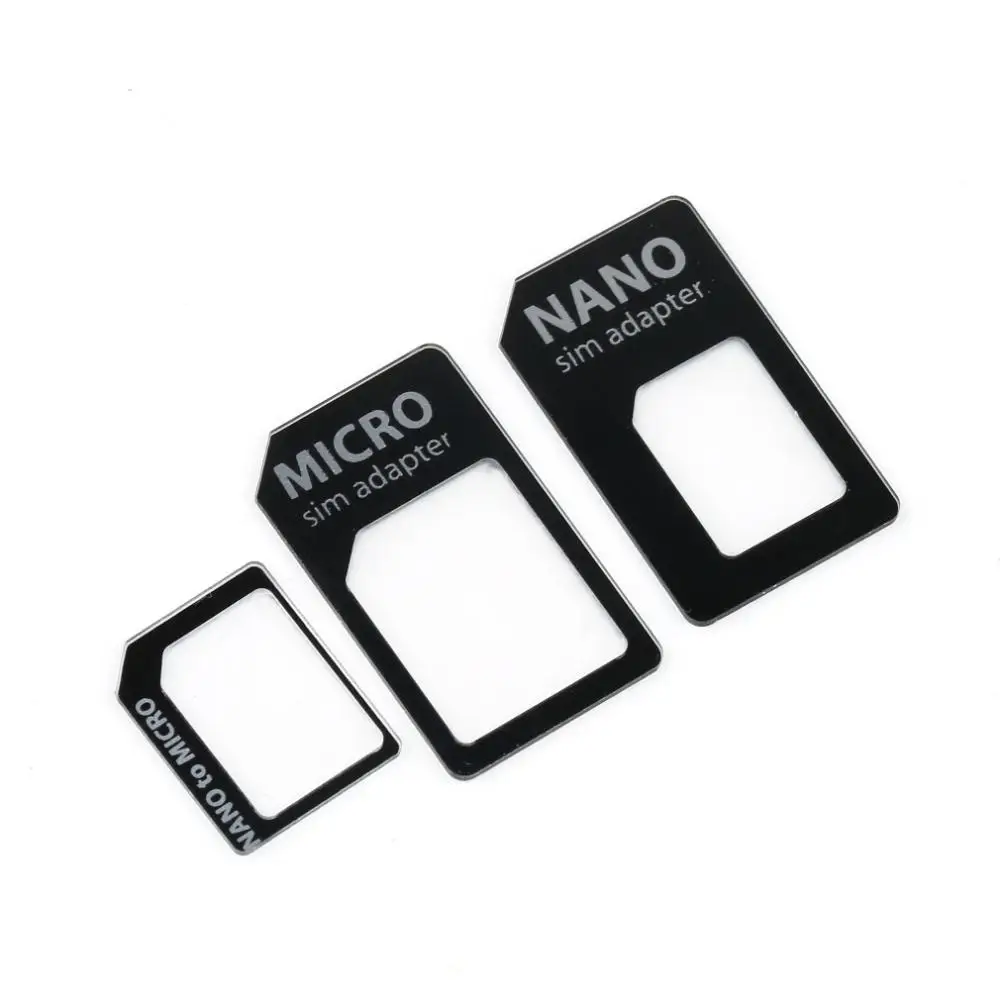 10 шт./лот адаптер для микроsim карты 3 в 1 нано SIM Micro Standard Apple iPhone 5 iPhone|sim microsim|microsim