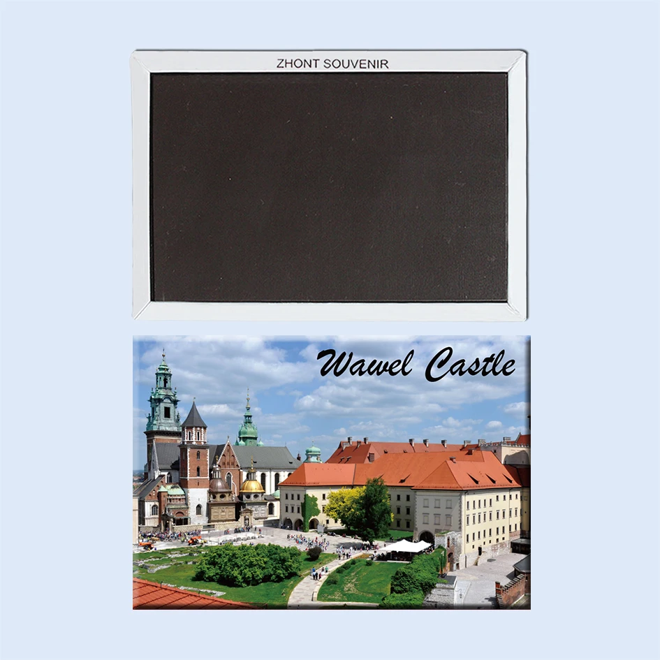 Wawel castle Польша 22616 пейзаж магнитный холодильник подарки для друзей сувениры