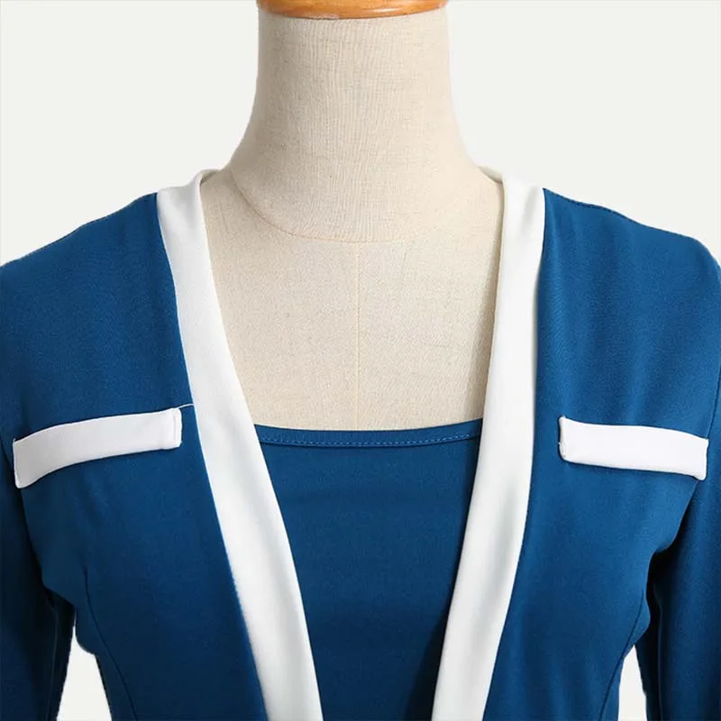 Женский костюм 2020 женский облегающее платье жакет комплект из 2 предметов