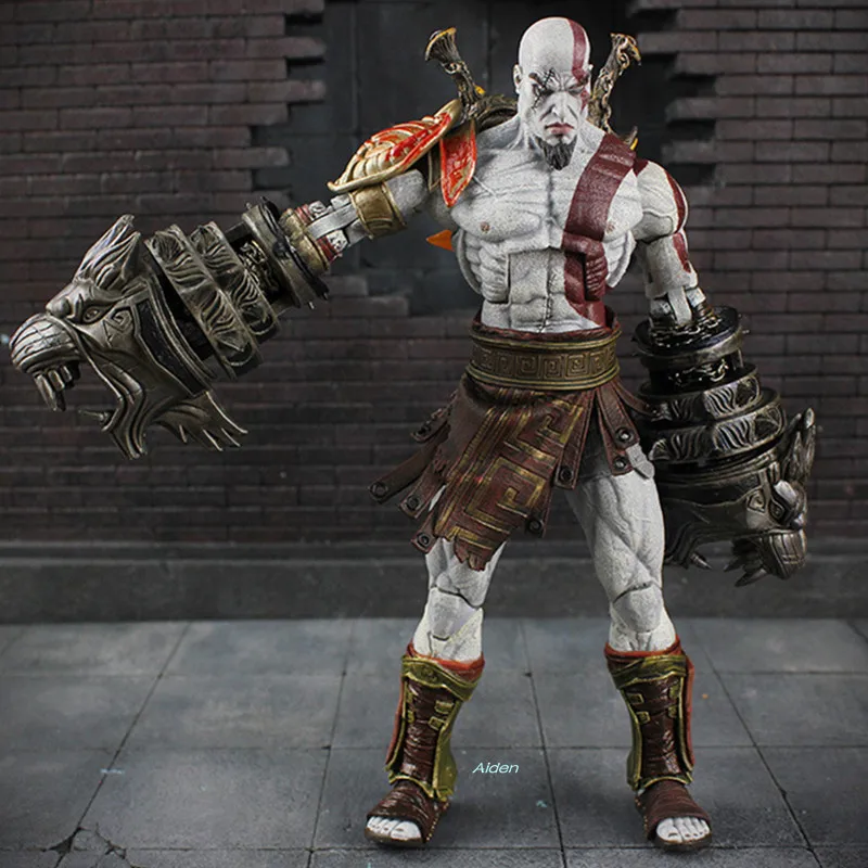 Spartans Demigod Kratos God of War III лопасти Хаоса призрак Спарты ПВХ фигурка модель игрушки