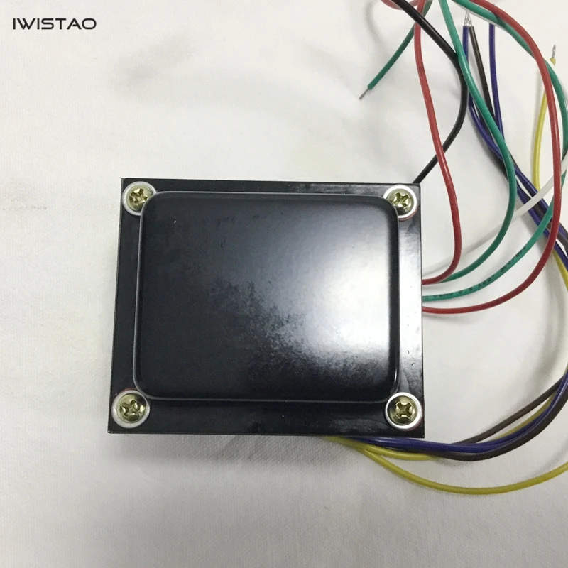 IWISTAO Мощность трансформатор EI для трубки FM радио WVTR-FM09 Выход 230V-0-230V 6,3 v 11V Вход AC110/220/240 Hi-Fi аудио "сделай сам"