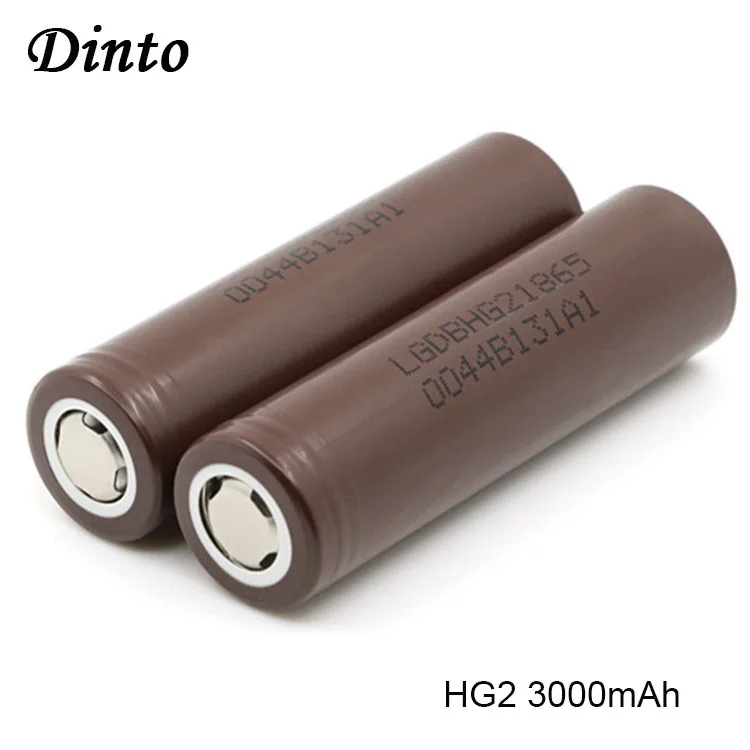 

2 шт./лот новый оригинальный HG2 3000 мАч 18650 перезаряжаемая батарея 3,6 В для LG разрядка 20A электронные сигареты батареи