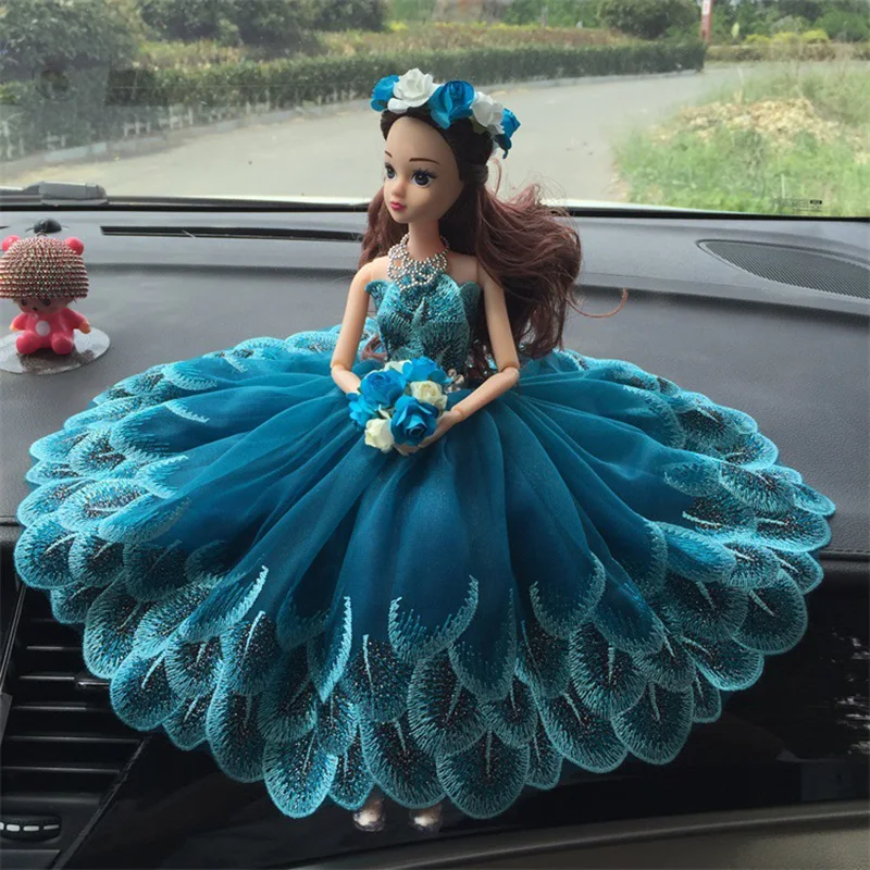 Украшения для автомобиля кружевное свадебное платье украшение принцессы