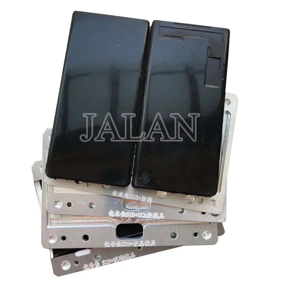 SM-G975F G973 YMJ форма для ламинирования для samsung S10 plus S10+ lcd сенсорный экран OCA стекло ламинат Плесень+ негнутый гибкий резиновый