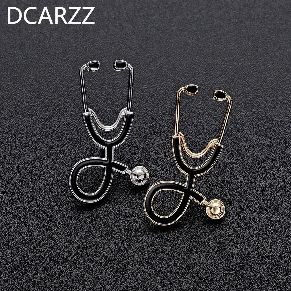 Эмалевые броши в форме стетоскопа для женщин Винтажные Ювелирные изделия