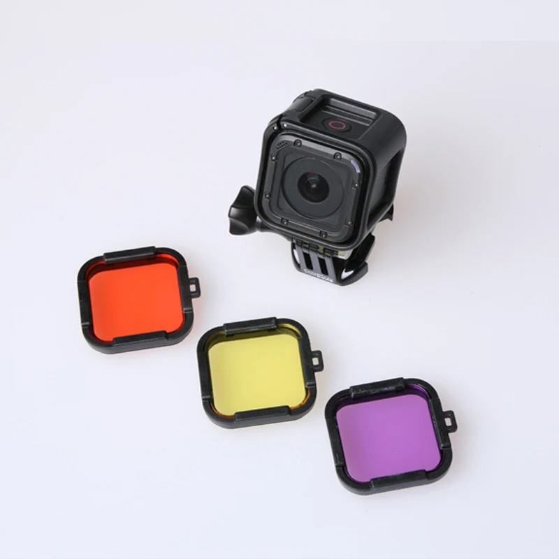 Фильтр для объектива go pro hero 5 3 шт. фильтр Gopro Hero4s /5s аксессуары камеры Hero4 4 sion Hero