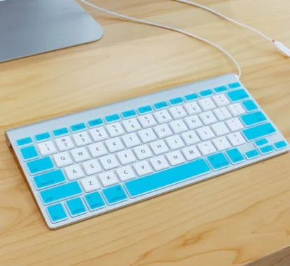 Силиконовые Цветок Наклейка Радуга Клавиатуры Крышка Протектор Кожи Для Apple Mac