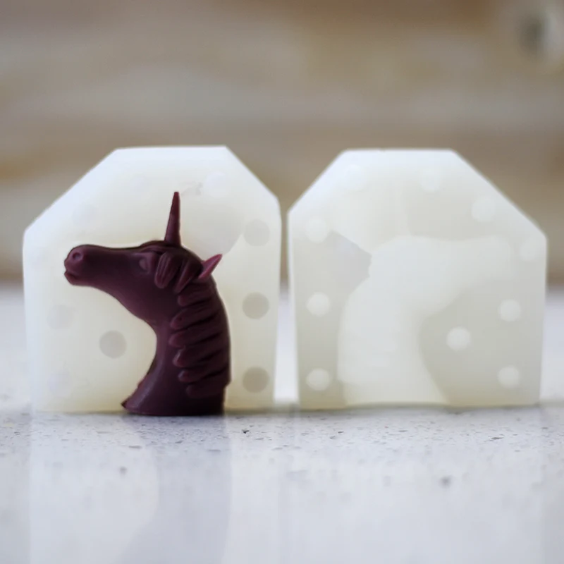 Силиконовая форма для мыла, 3D форма лошади, ручная работа, смола