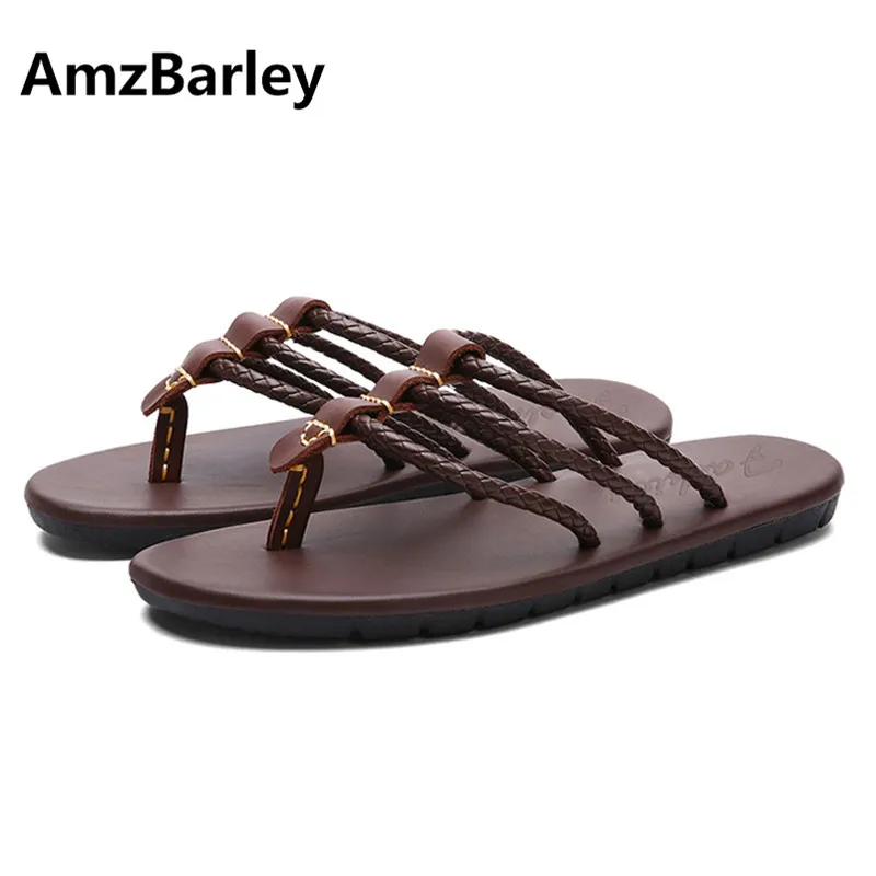 Amzbarley Для Мужчин's Пляжные сланцы Шлёпанцы для женщин Обувь обувь Направляющие