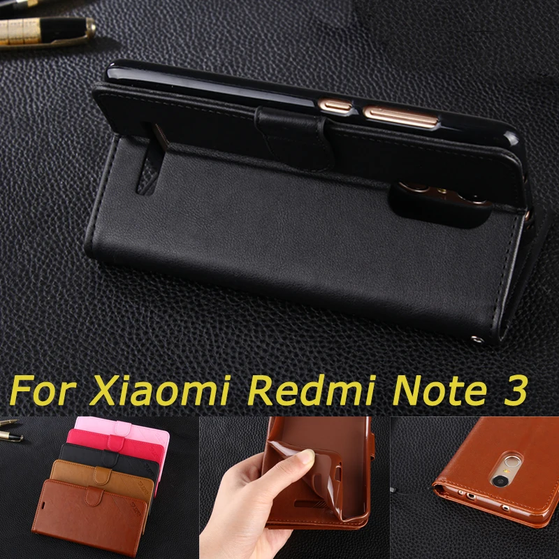 Чехол для Xiaomi Redmi Note 3, модный флип-чехол из искусственной кожи с подставкой для Xiaomi Redmi Note 3 Pro, чехол-книжка для телефона