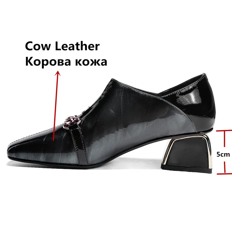 Женские туфли-лодочки на высоких каблуках FEDONAS белые туфли из натуральной кожи с