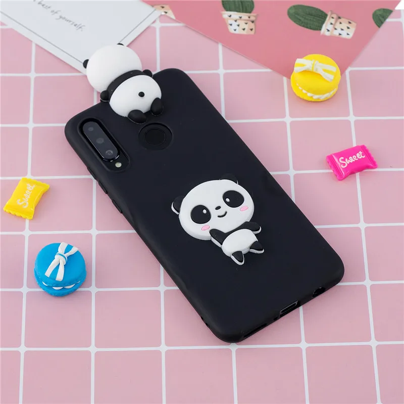 3D Милый Панда Единорог кактус Силиконовый ТПУ чехол для телефона на Coque huawei P Smart Honor 10i Honor 10 Lite чехол для женщин и детей