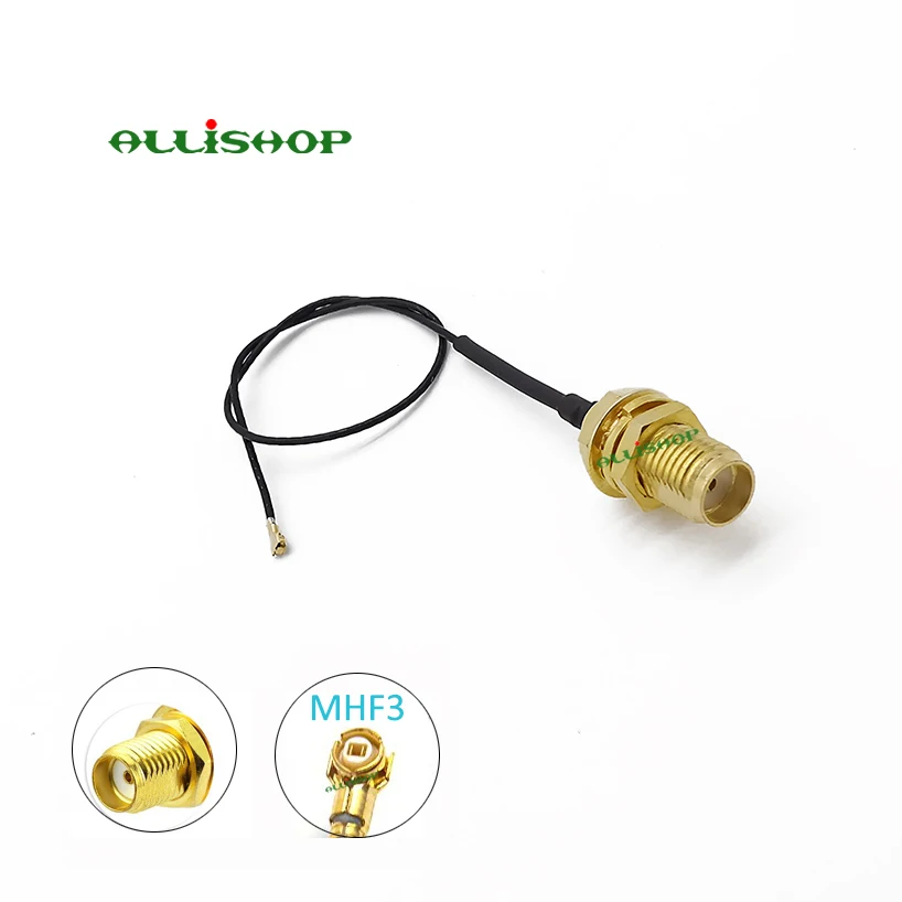 MHF3 IPEX U.FL IPX-SMA Гнездовой кабель для Mini PCI 0 81 мм M2 карта Intel WIFI Беспроводная плата |