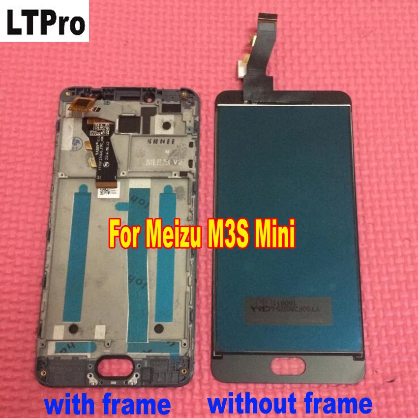 

LTPro For Meizu m3s LCD Display Touch Screen Digitizer Assembly or With Frame For M3S mini Y685C Y685Q Y685M Y685H phone parts