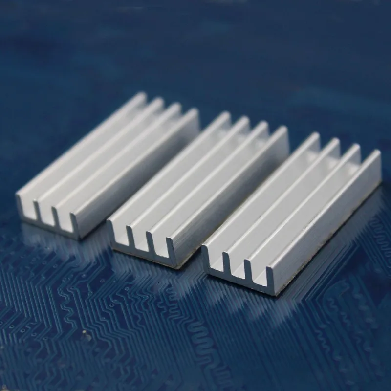 10 шт./лот 30x11x5 мм DIY CPU IC теплоотвод LED экструдированный алюминиевый радиатор |