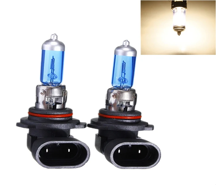 2 ШТ. 12 В 9006 HB4 Галогенные Лампы Фар Автомобиля Super White 6000 К Xenon|xenon halogen headlight bulbs|xenon