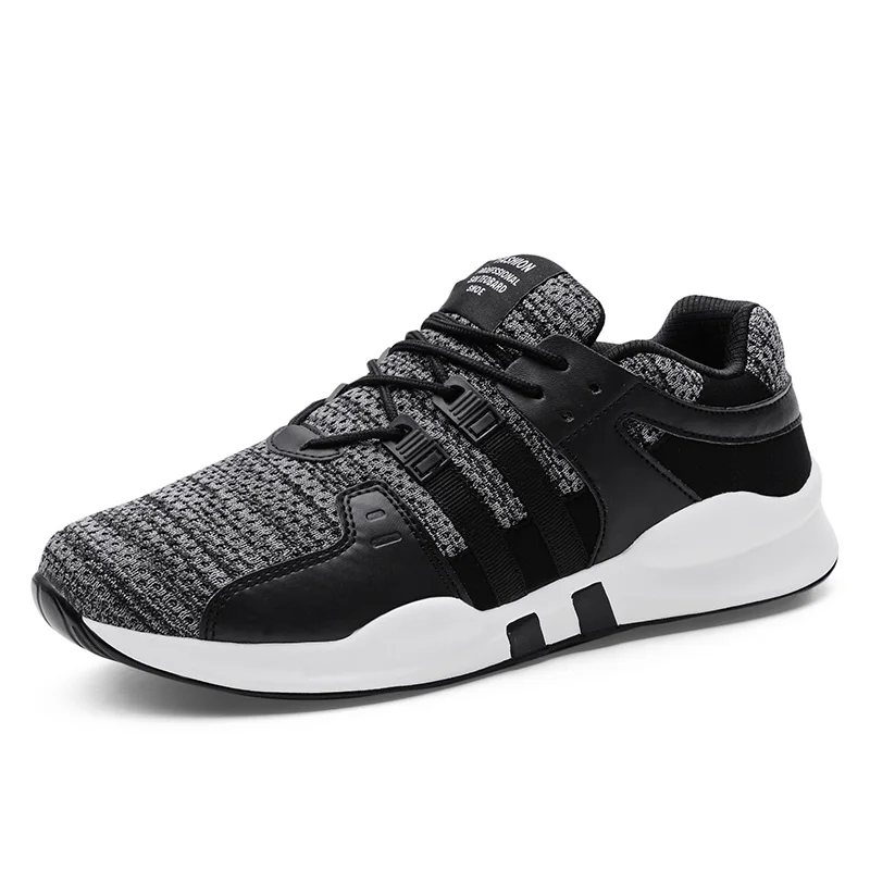 Мужские кроссовки для бега Легкие цвет красный черный белый дышащие мужские