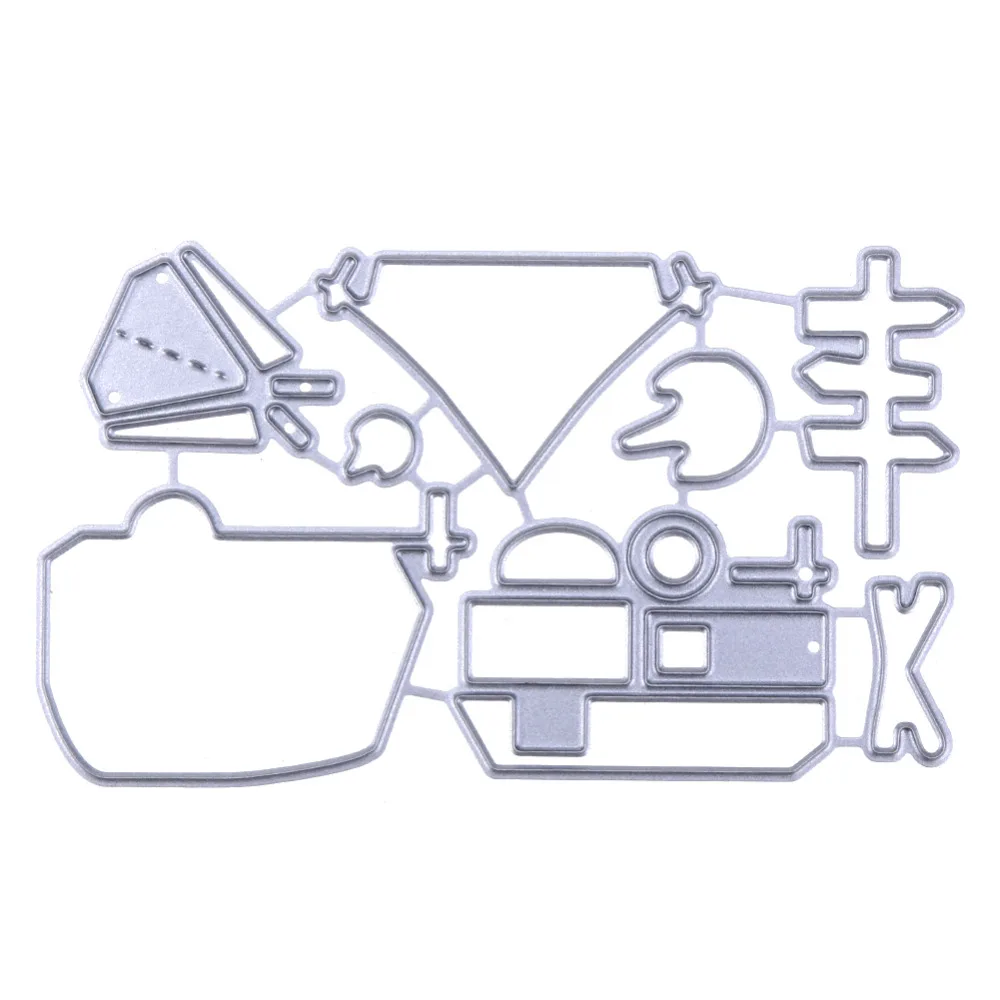 Пожарный Набор для кемпинга металлические режущие штампы трафарет DIY скрапбукинга фотоальбом бумажные