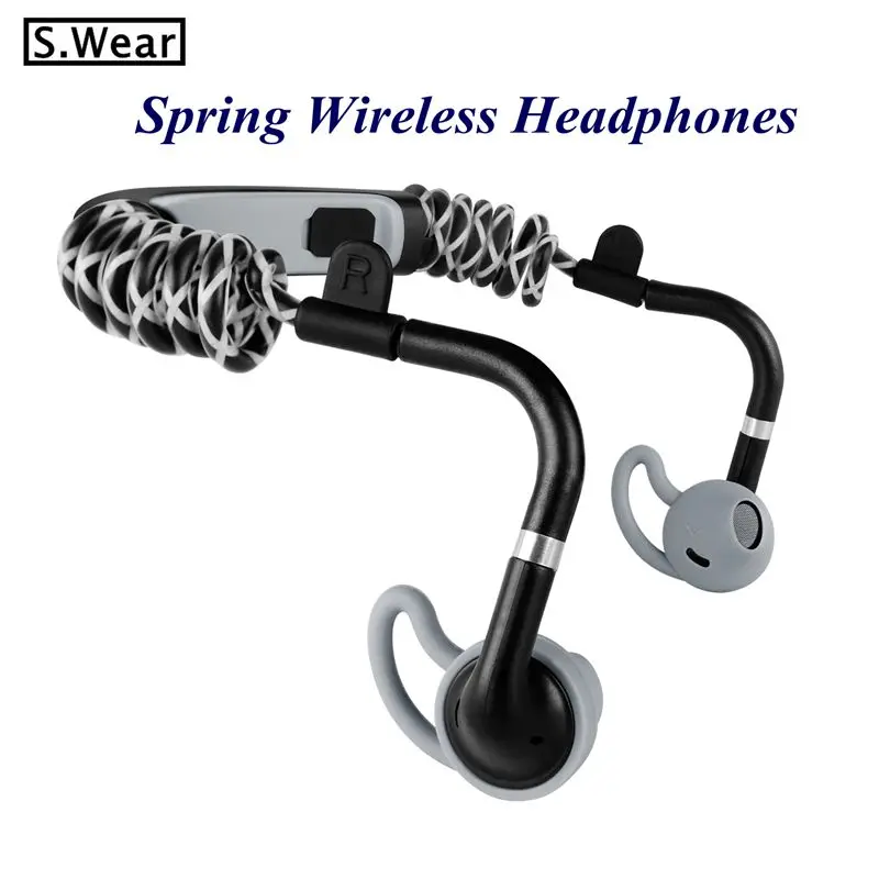 Новые спортивные беспроводные наушники S.Wear водонепроницаемые стерео Bluetooth для