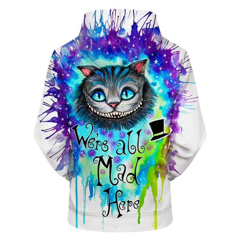 Толстовка с капюшоном We are all mad here by Pixie толстовка унисекс для мужчин и женщин 2018