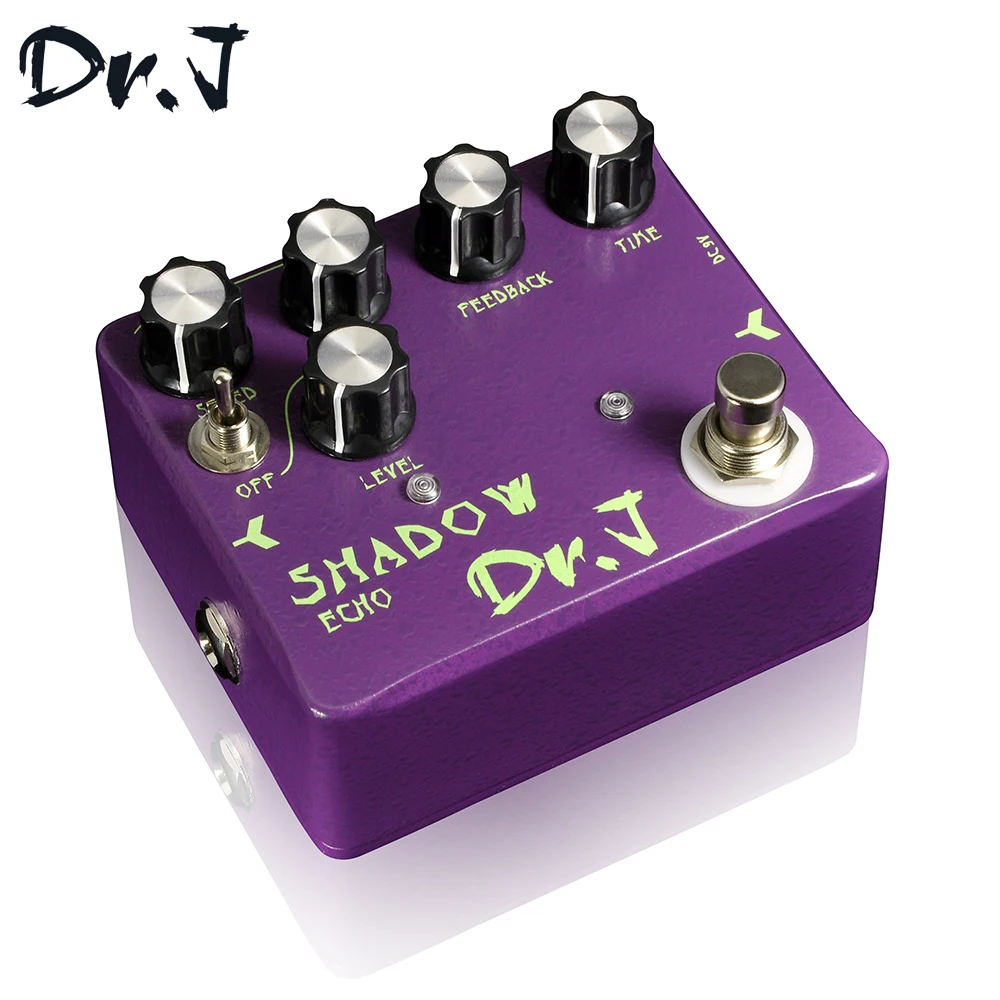 Dr. J D54 Stompbox эхо ручной работы аналоговый задержки гитары педаль эффектов Правда
