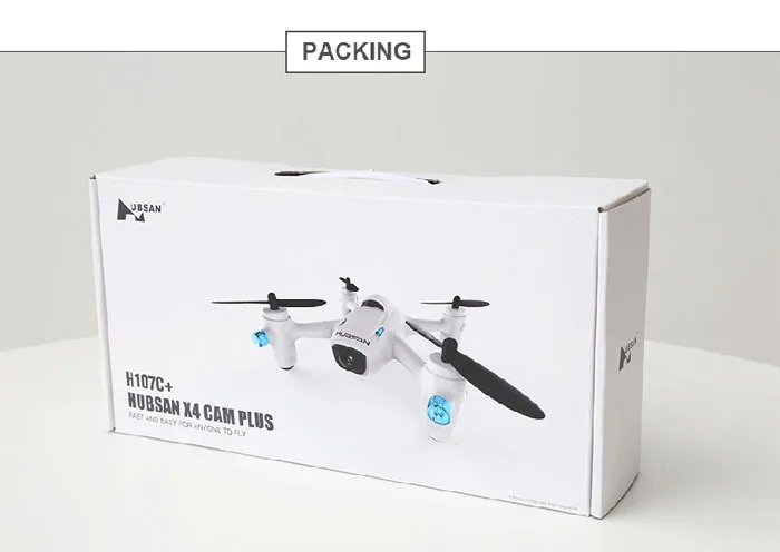 Модернизированный мини Радиоуправляемый Дрон Hubsan X4 камера плюс H107C+ 6axis Gyro 2,4 GHz RC Квадрокоптер 720P HD анти-помехи профессиональный уровень