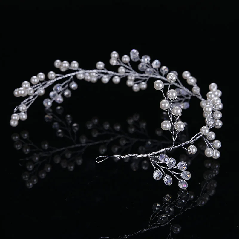Женский свадебный ободок для волос с жемчугом тиара | Украшения и аксессуары