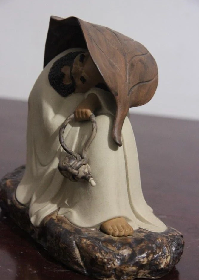 Керамика фарфор Дамо Бодхидхарма дарма старый Рыбак Будда художественная статуя