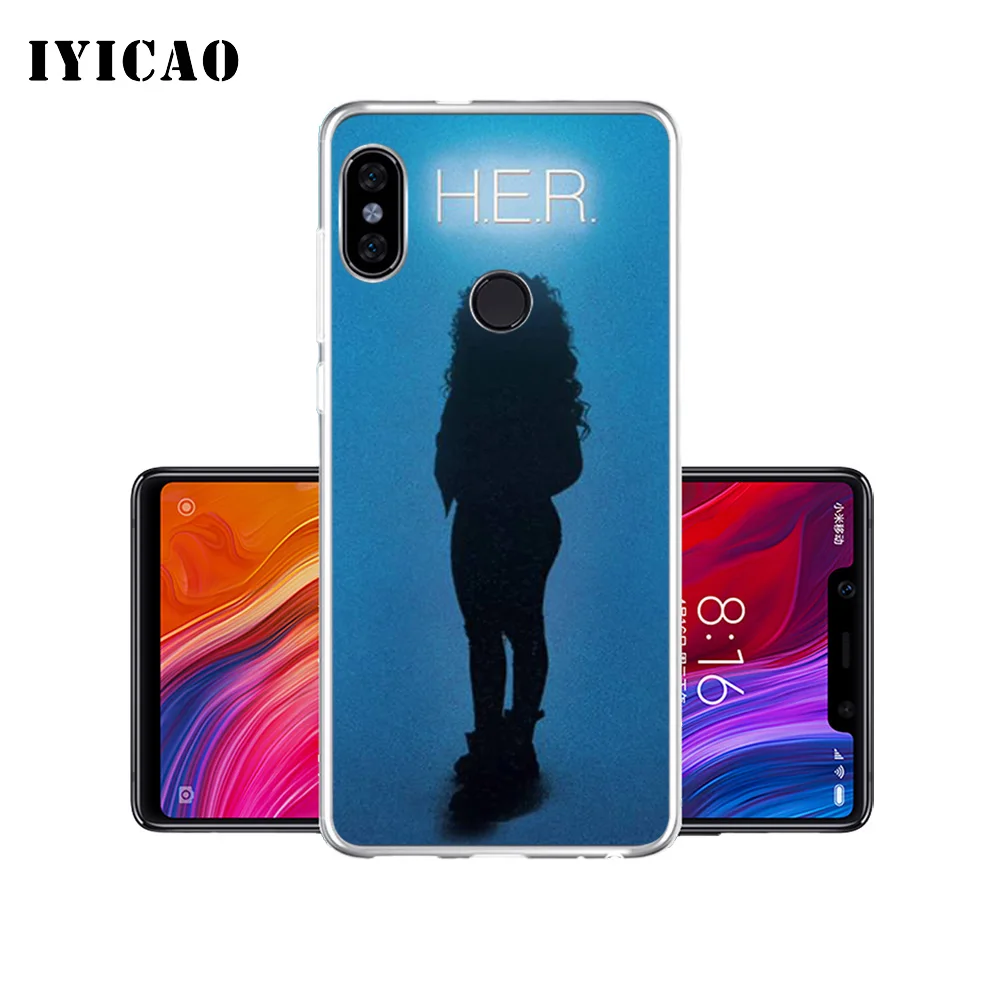 Мягкий силиконовый чехол для телефона IYICAO Singer H.E.R Gabi Wilson Xiaomi Redmi 4A 5A 6A Note 7 6 5 Pro Plus 4X