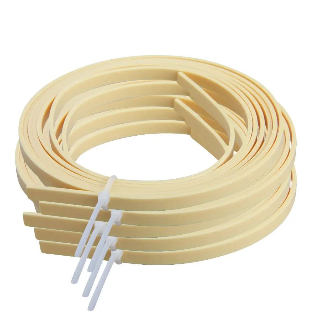 

5 Pcs ABS Guitar Binding Inlay 1650 x 5 x 1.5mm Guitar Parts