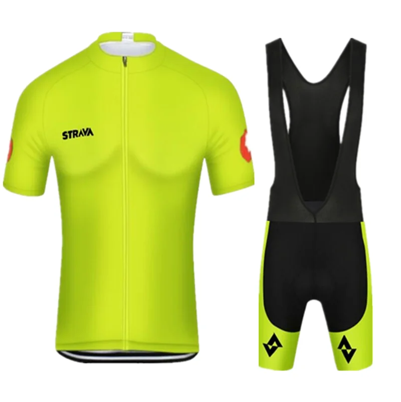 STRAVA быстросохнущая велосипедная одежда с коротким рукавом дышащая одежда для езды на велосипеде Ropa Ciclismo велосипедный Джерси флуоресцентный желтый