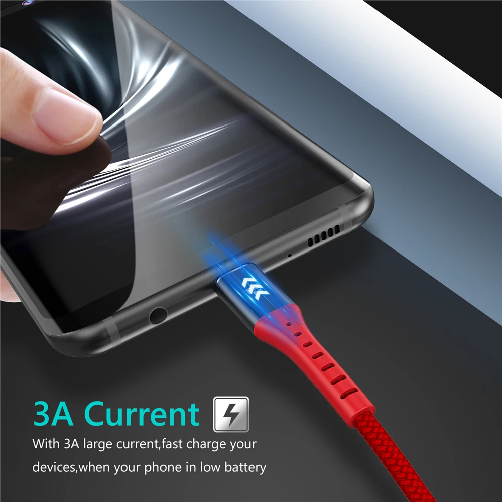 TIEGEM 3,1 Тип usb C нейлоновый кабель для быстрой зарядки Тип usb-C USB-C синхронизации данных Зарядное устройство кабель для Oneplus 2 Zuk Z2 NEXUS 5X6 P XiaoMi