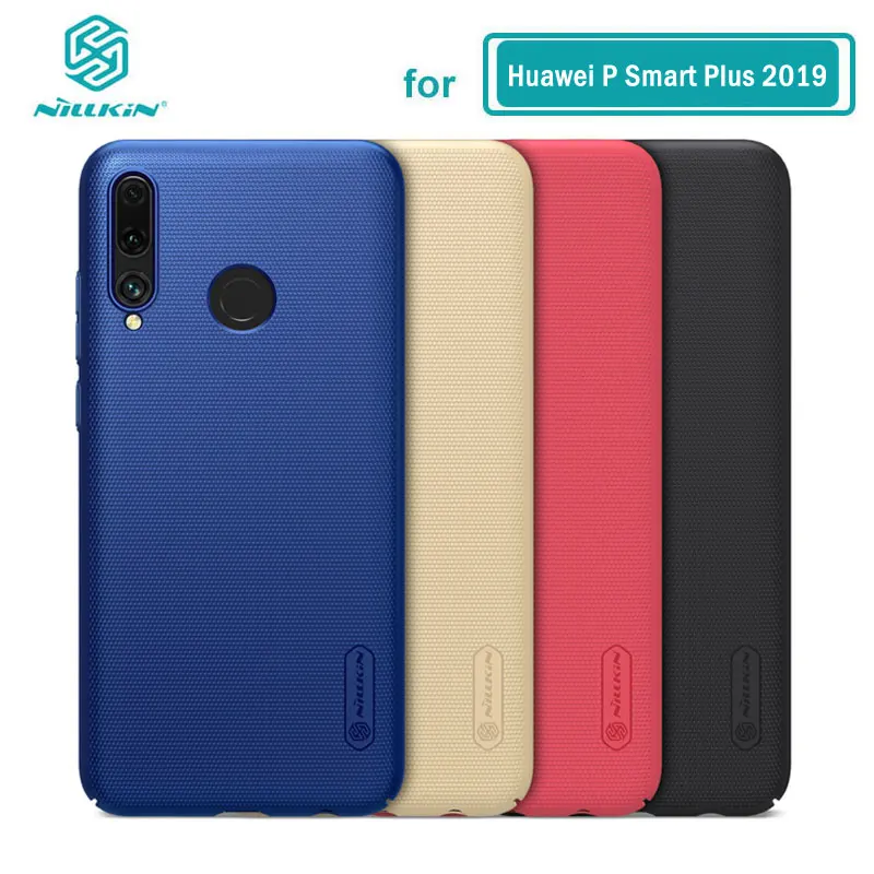 Чехол для huawei P Smart+ Plus Nillkin матовый защитный ПК Жесткий Чехол для huawei P Smart Plus чехол
