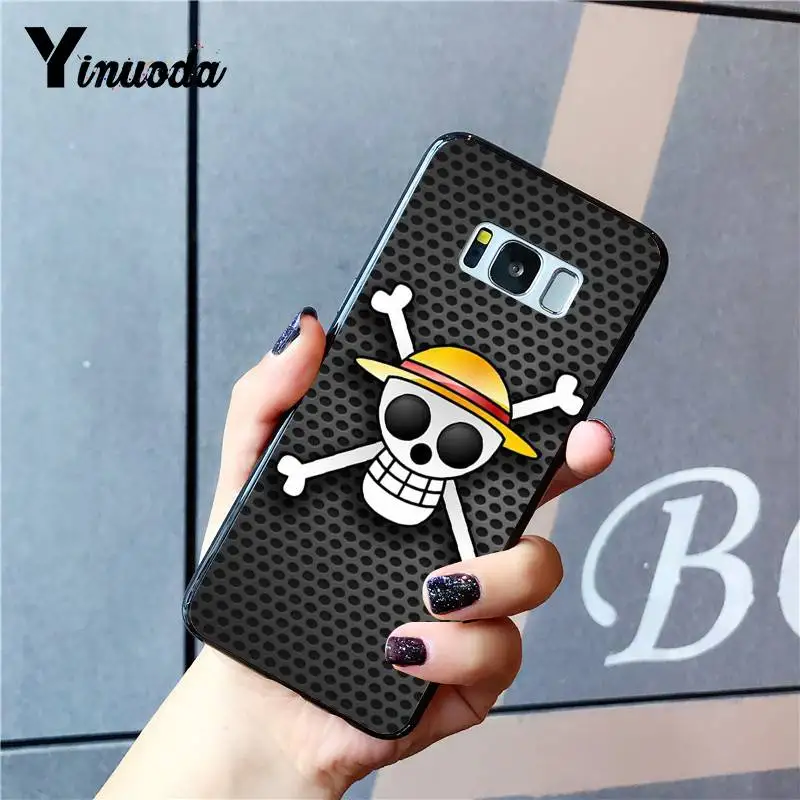 Yinuoda японский аниме коллаж один кусок Луффи чехол для Samsung Galaxy S8 S7 edge S6 plus S10 S9 |
