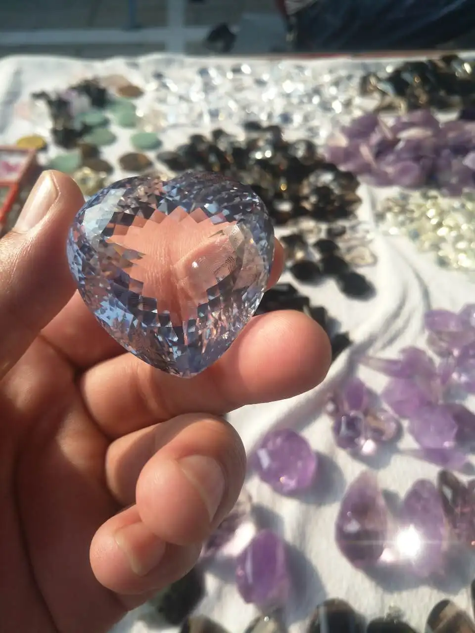 

Great!!! Natural Clear White Quartz crystal Heart Pendant Necklace Healing natural stones and minerals as Christmas gift YL1004