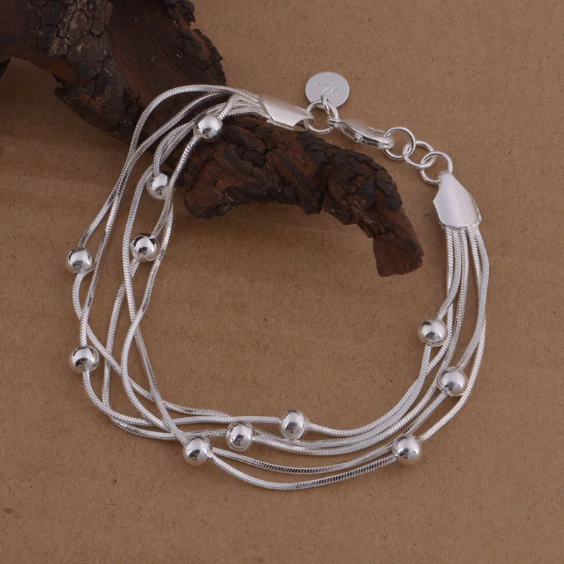 European and American fashion elegant female silver plated bracelet style 3-3 # 2118624 | Украшения и аксессуары