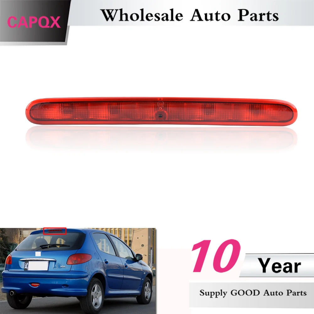 CAPQX для peugeot 206 207 Citroen C2 задний дополнительный тормозной светильник с высоким креплением стоп-светильник третий тормозной светильник Средний стоп-светильник